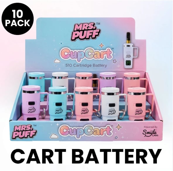 SMYLE - MRS.PUFF Cup Cart Battery $28 (see photos for more details)