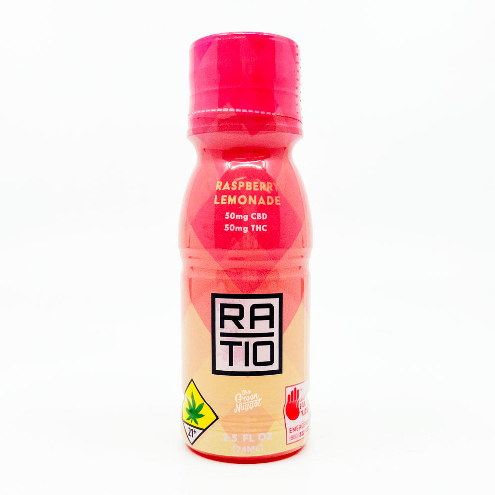 1:1 Raspberry Lemonade [2.5oz] (50mg CBD/50mg THC)