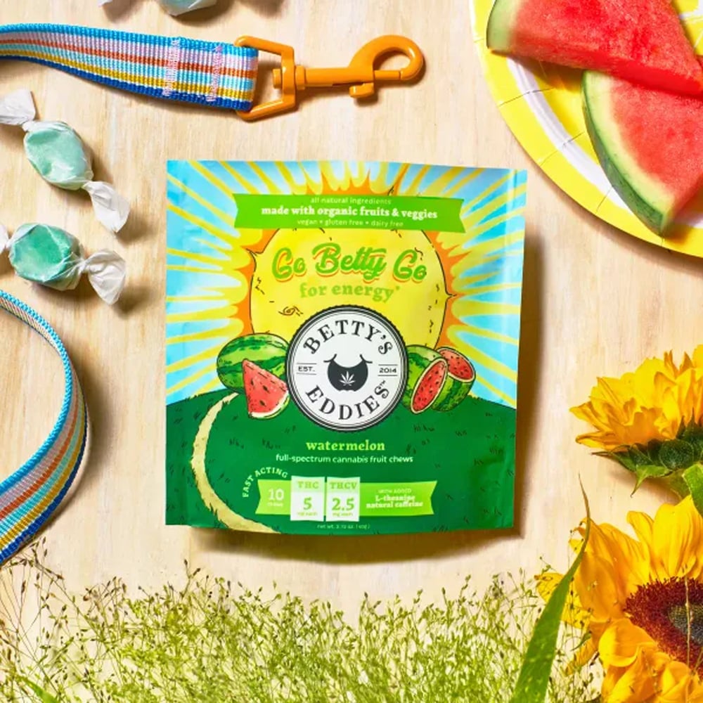 Betty's Eddies - Watermelon "Go Betty Go" 2:1 Chews (50mg 10pk) Betty's Eddies - Watermelon "Go Betty Go" 2:1 Chews (50mg 10pk)