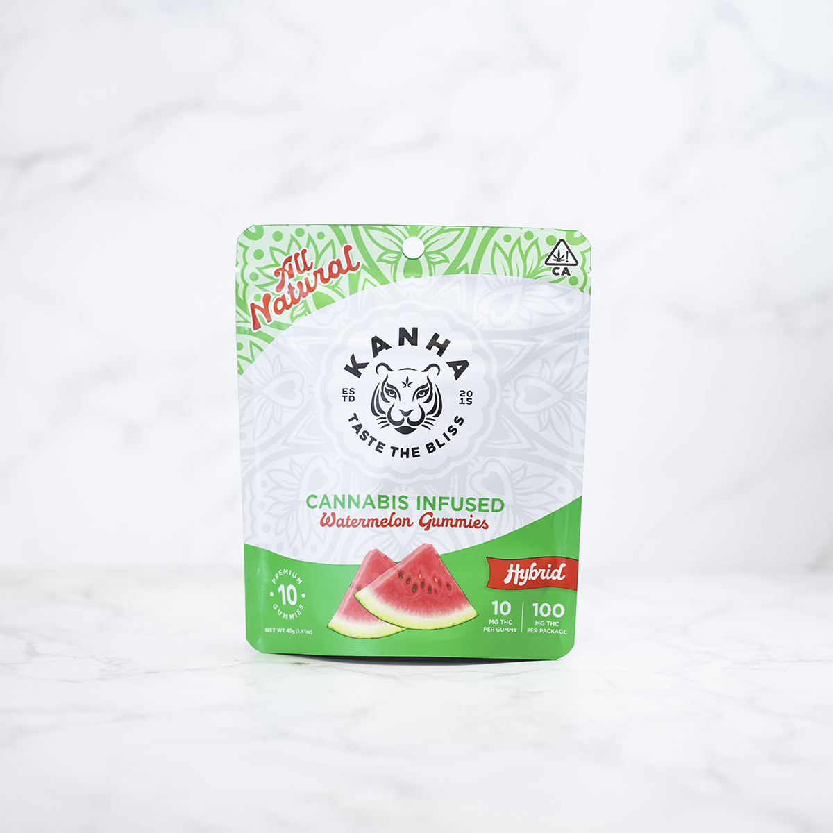 KANHA - WATERMELON - GUMMY - HYBRID - (10PK) - [100MG]
