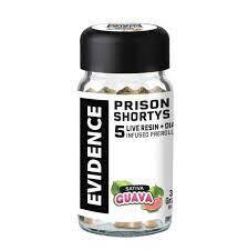 Evidence - Prison Shortys Guava 5pk Infused Prerolls 3.5g