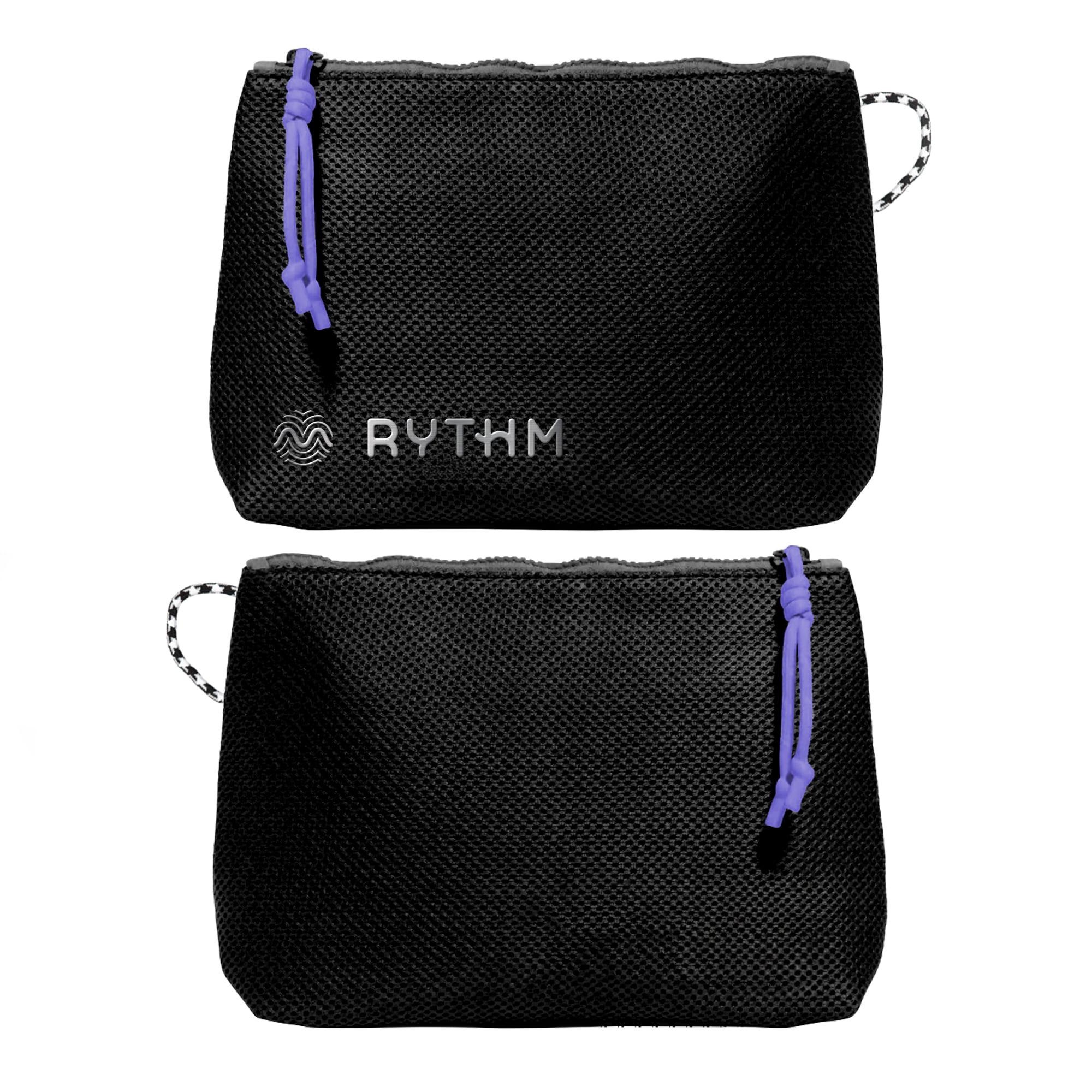 Smell Proof Chrome Logo Mesh Stash Pouch