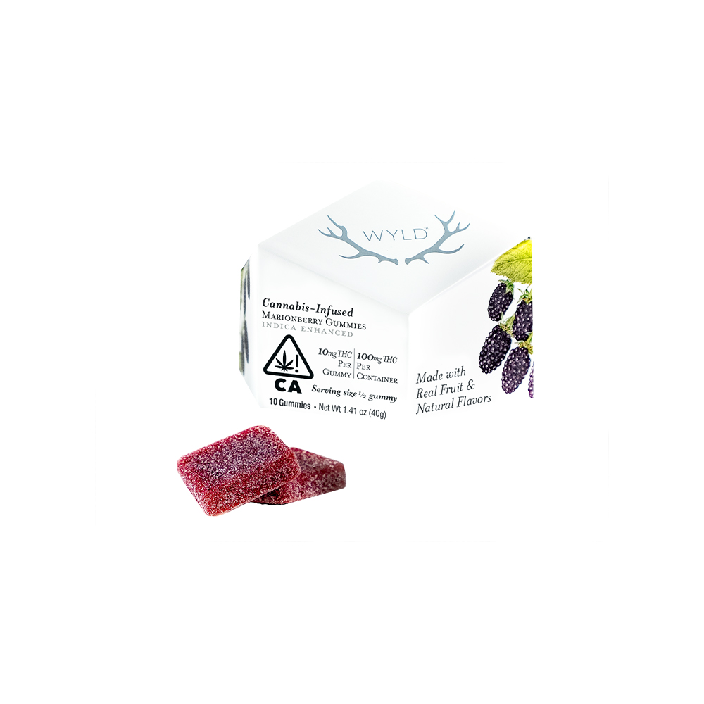 Marionberry Indica Enhanced Gummies | 100mg THC