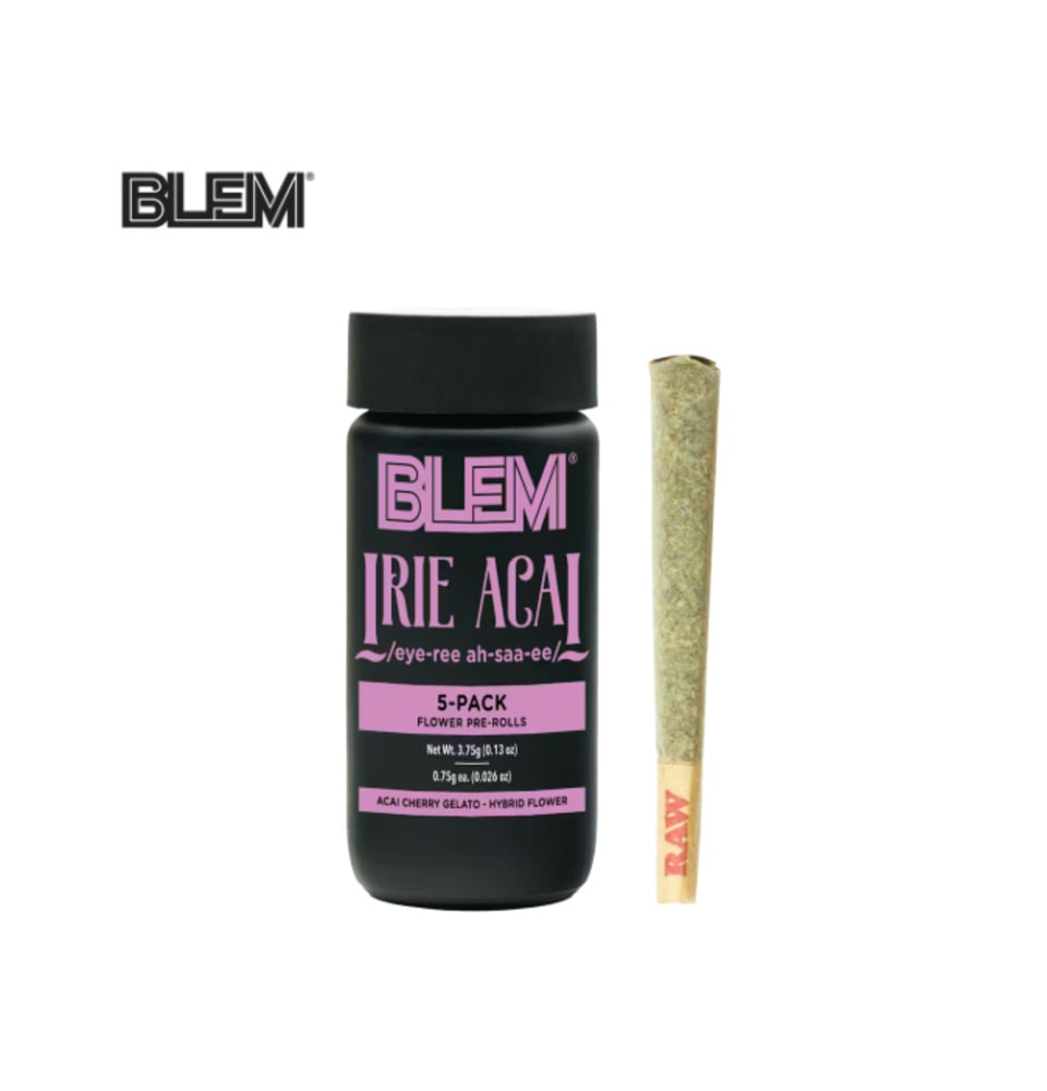 IRIE ACAI 3.75G 5 PACK PREROLLS