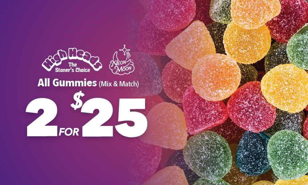 2 for $25 High Heads & Neon Moon Gummies special photo