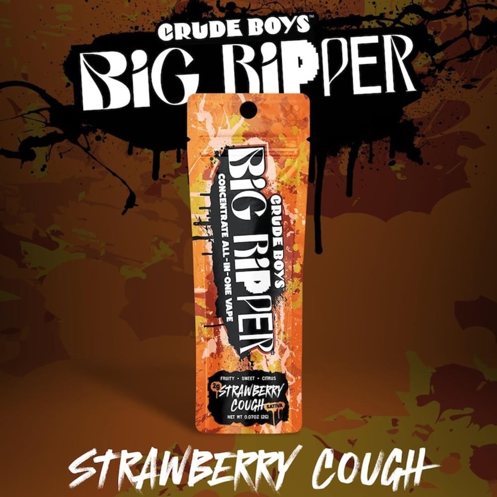 Shop Crude Boys - Strawberry Cough Disposable Vape (2g) | Fine