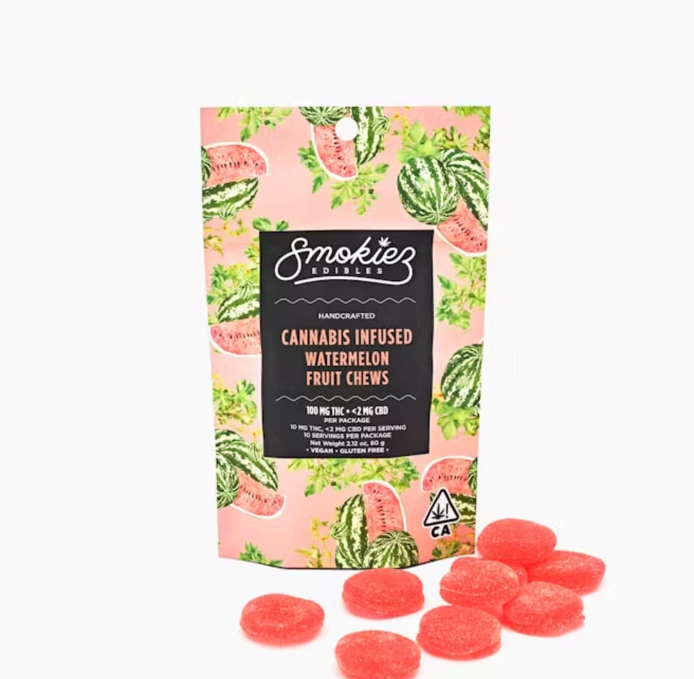 Watermelon Fruit Chews [10pk] (100mg THC)