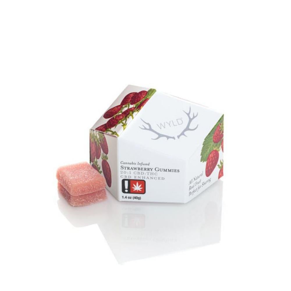 Strawberry 20:1 CBD + Hybrid Enhanced Gummies [10pk] (200mg CBD:10mg THC)