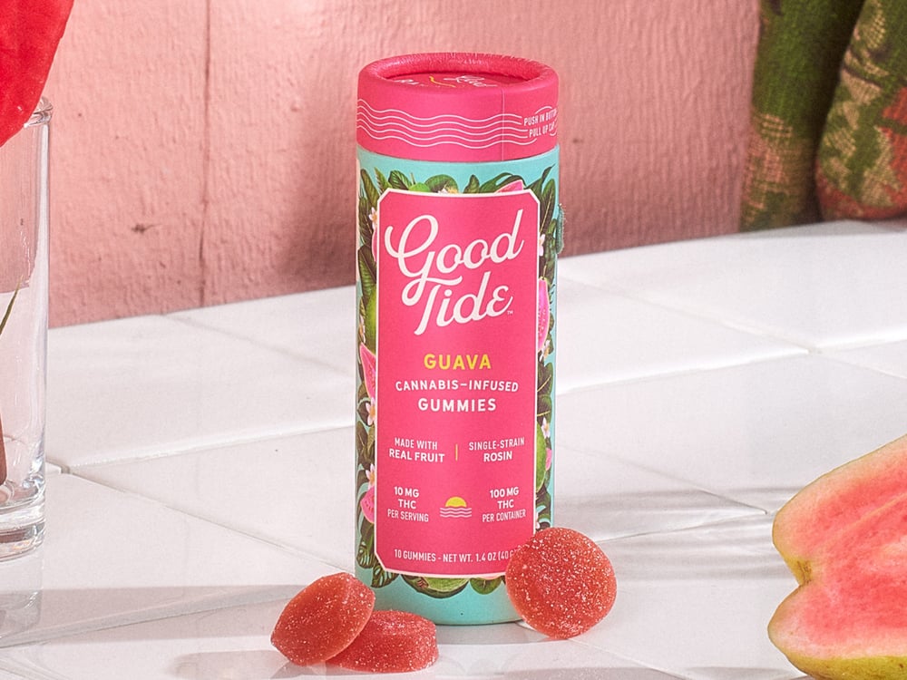 Guava Single-Strain Hash Rosin Gummies | Balanced | 100mg