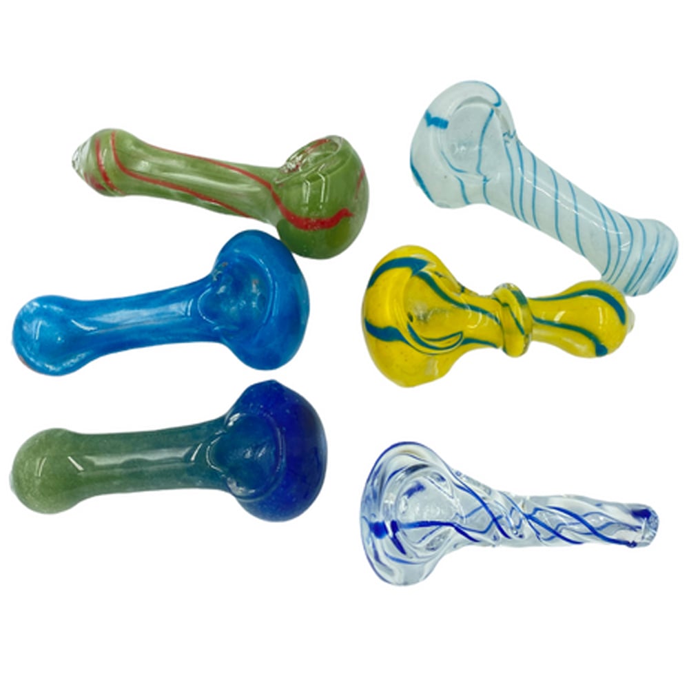 LuvBuds 2.5" Glass Hand Pipes - Assorted