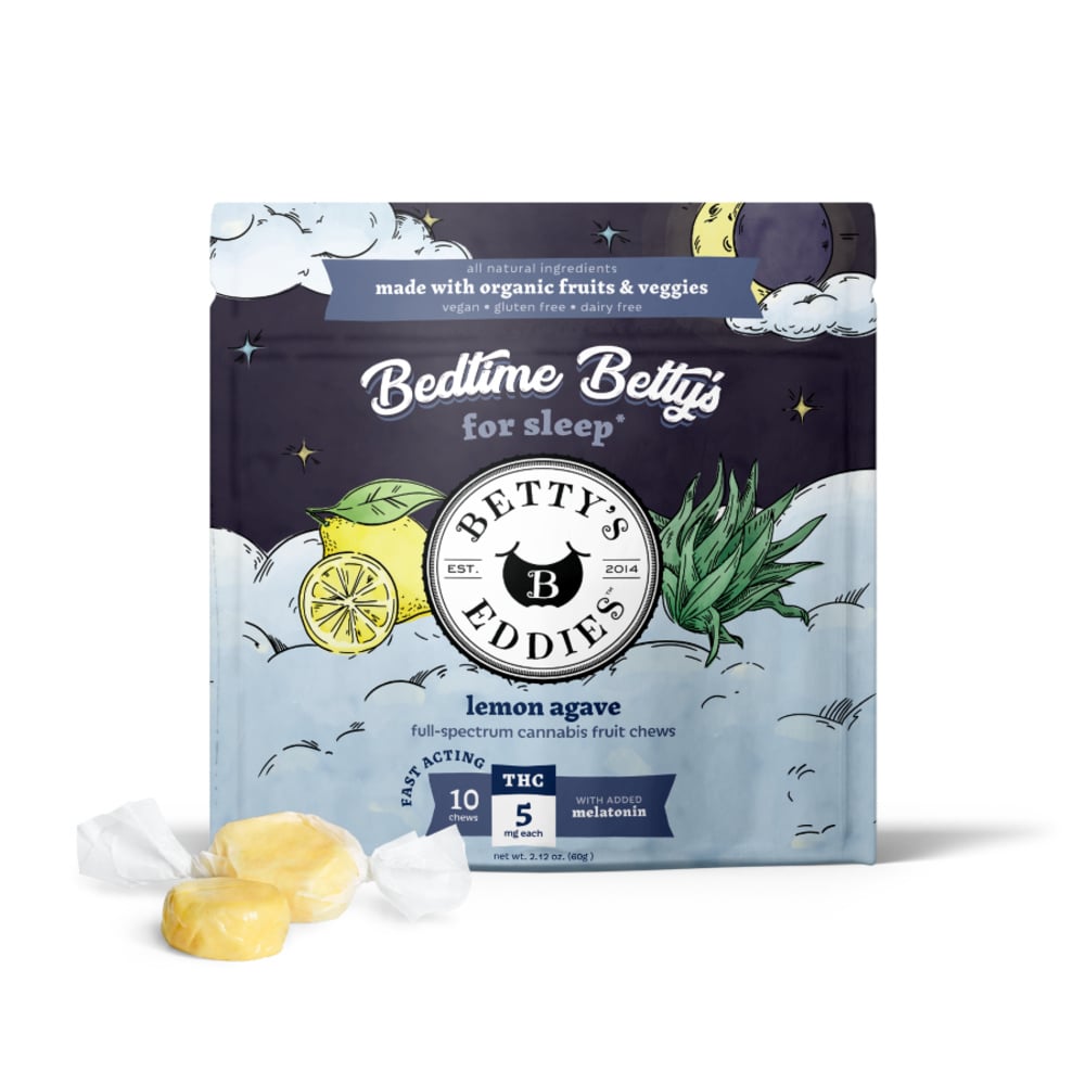 Betty's Eddies - Lemon Agave "Bedtime" Chews (50mg)