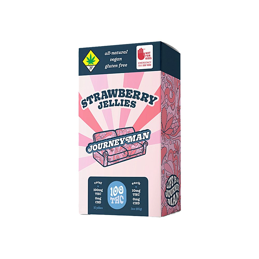 Strawberry Jellies [10pk] (100mg THC)