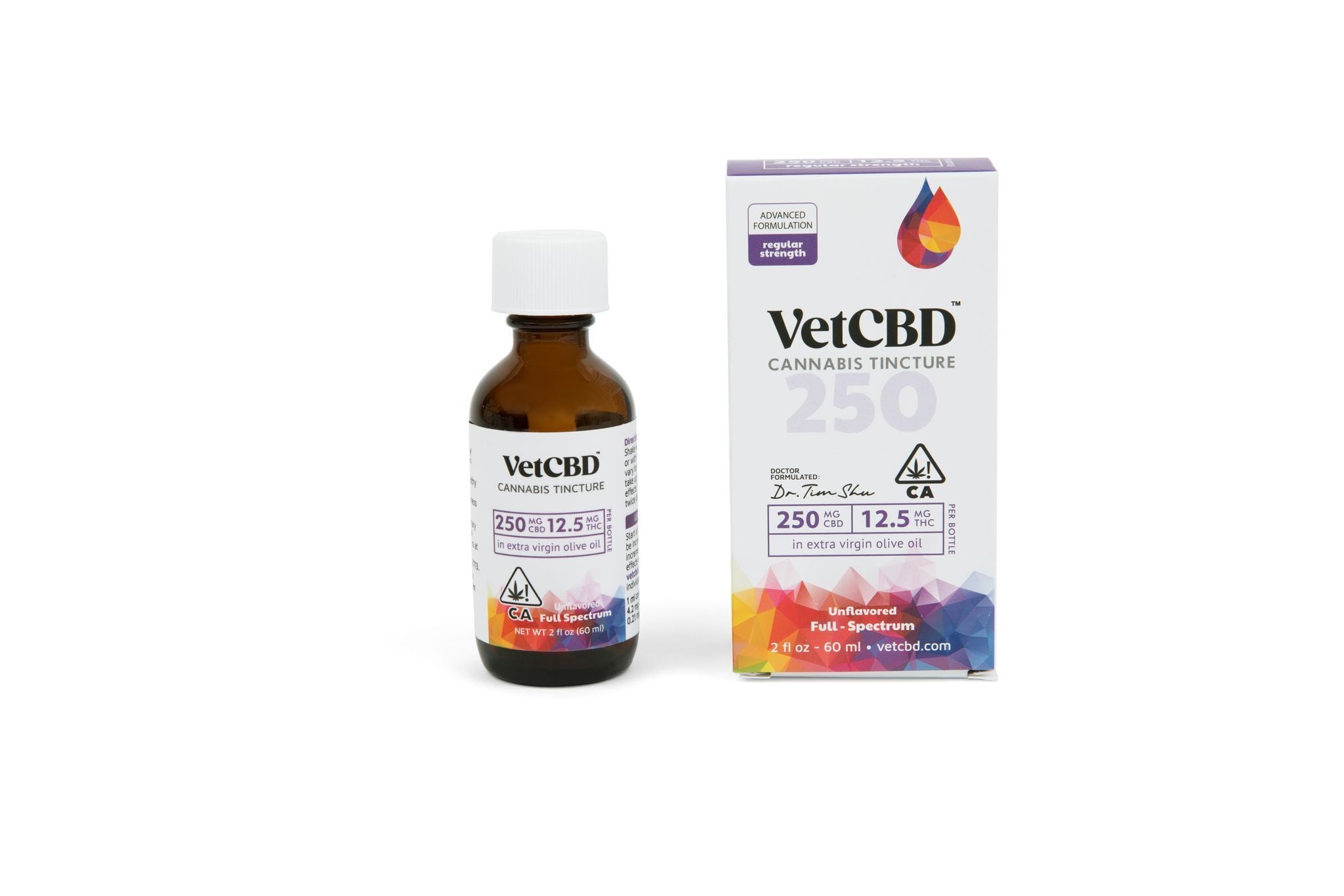 VETCBD - 20:1 CBD Tincture [2oz] (250mg CBD/12.5mg THC) - CBD