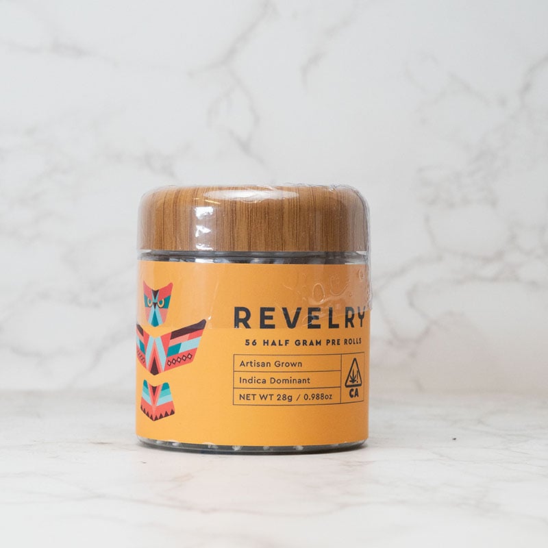 REVELRY - BRAIN FREEZE - PREROLL - INDICA - (56PK) - [28G]