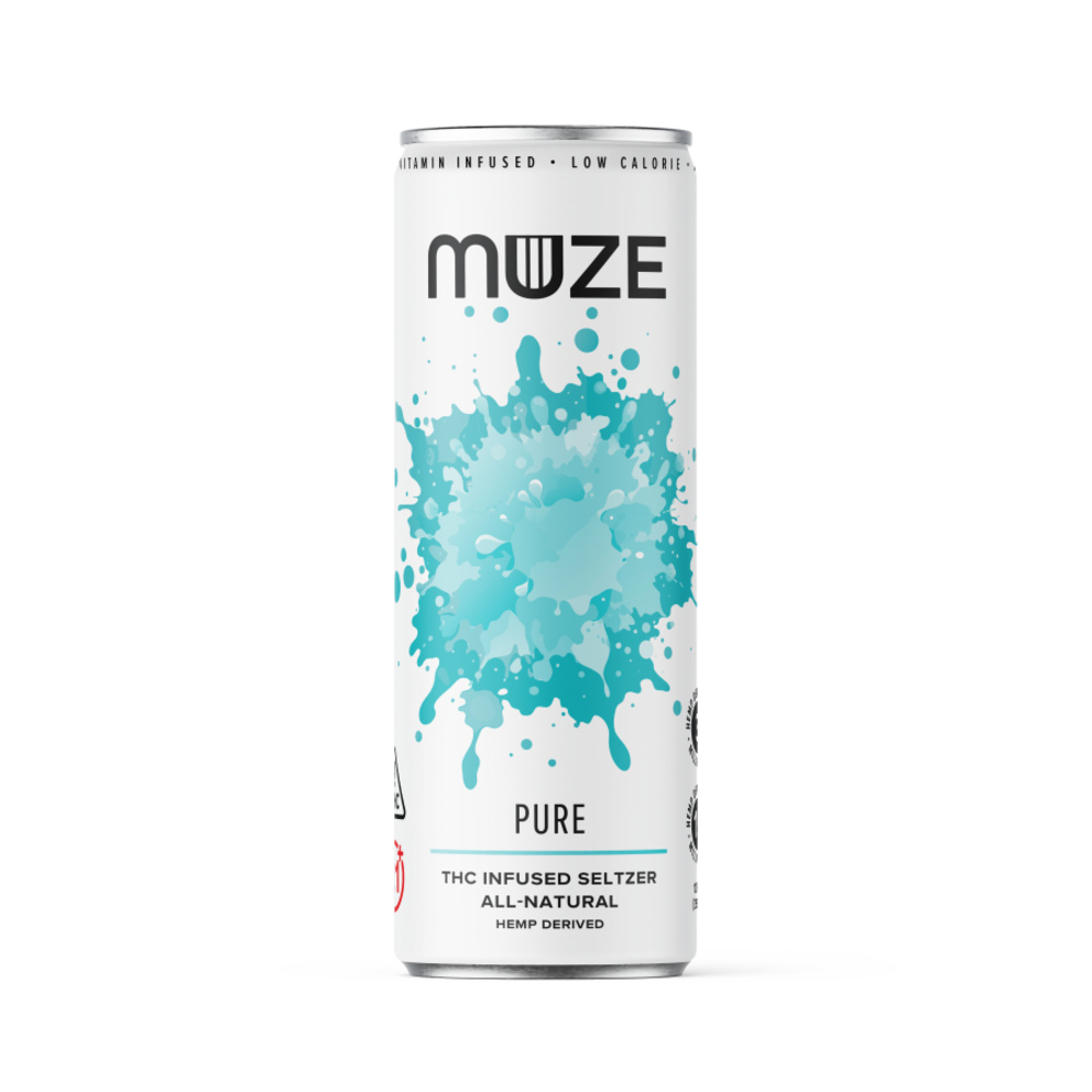 MUZE - Hemp Derived Pure 12oz (3mg THC 15mg CBG) MUZE - Hemp Derived Pure 12oz (3mg THC 15mg CBG)