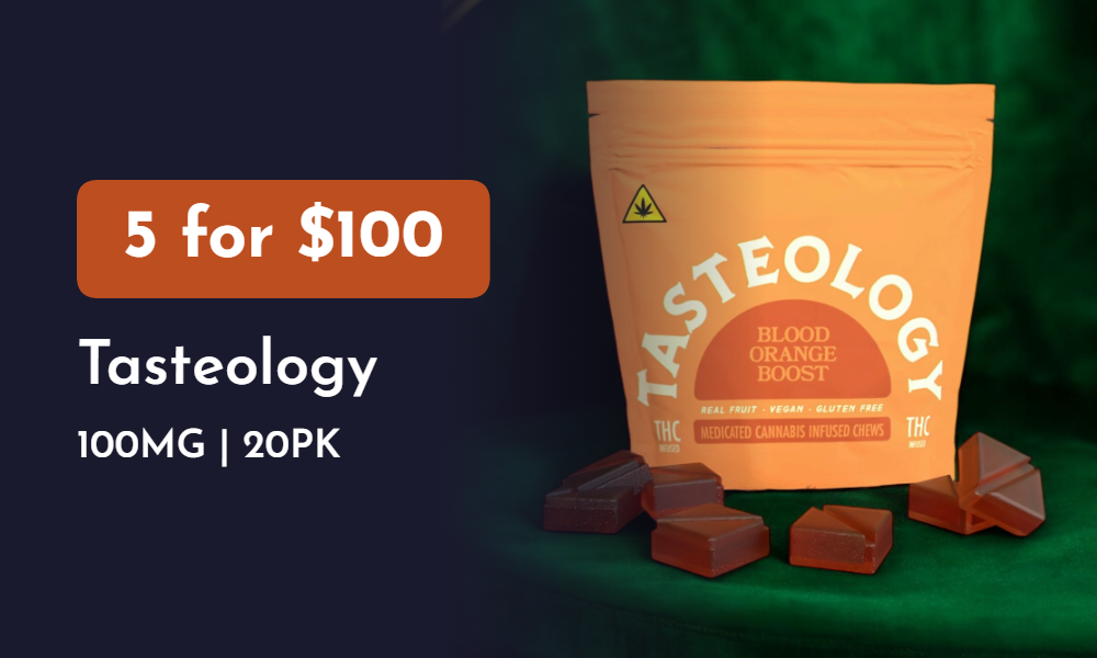 5 20pk Tasteology Gummies - $100