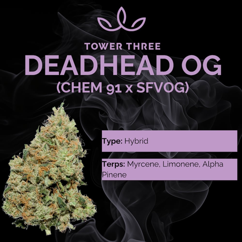 Tower Three - Deadhead OG Flower