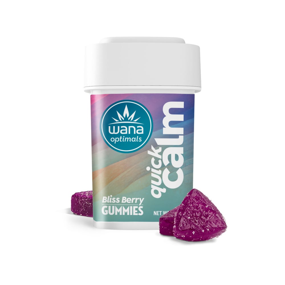 Quick Calm Bliss Berry Gummies | Fast Acting |10:10:1: CBD: CBG: THC 200mg:200mg:20mg| 1000mg L-theanine | 20pk|