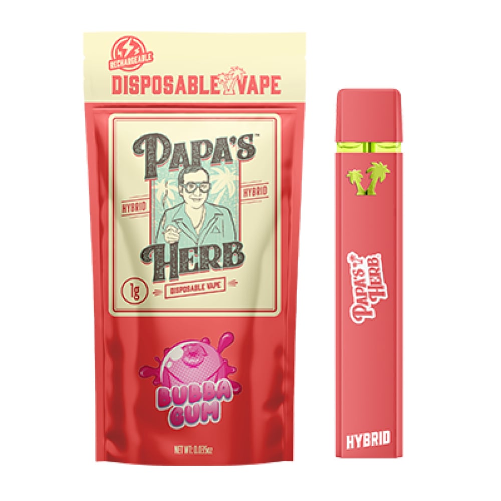 Papa's Herb - Bubba Gum Disposable (1g) Papa's Herb - Bubba Gum Disposable (1g)