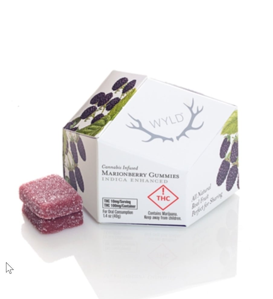 Marionberry Indica Enhanced Gummies | 100mg THC