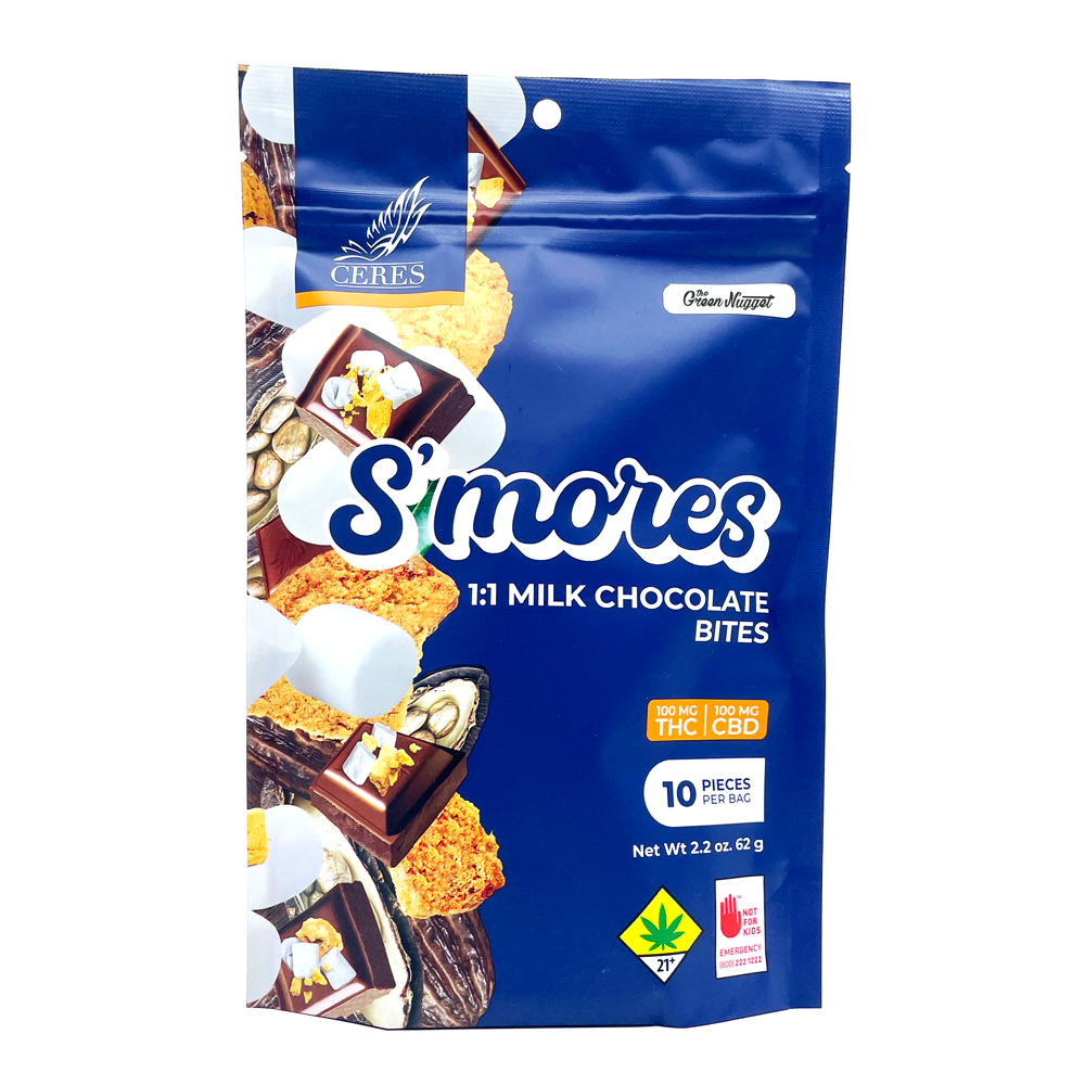1:1 S'mores - Indica [10pk] (100mg CBD/100mg THC)