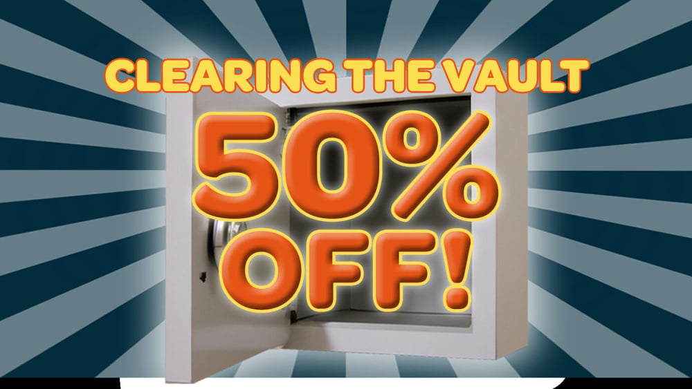 50% OFF CLEARING THE VAULT - BLAINE SELECT AU ONLY special