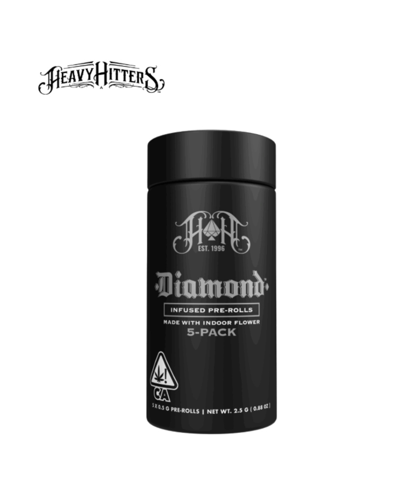CRESCENDO 2.5G DIAMOND INFUSED 5 PACK PREROLLS