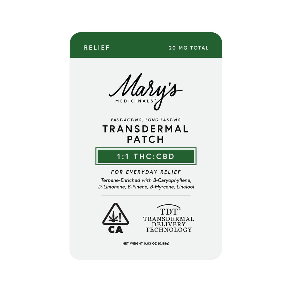Relief 1:1 CBD:THC (10mg CBD/10mg THC)