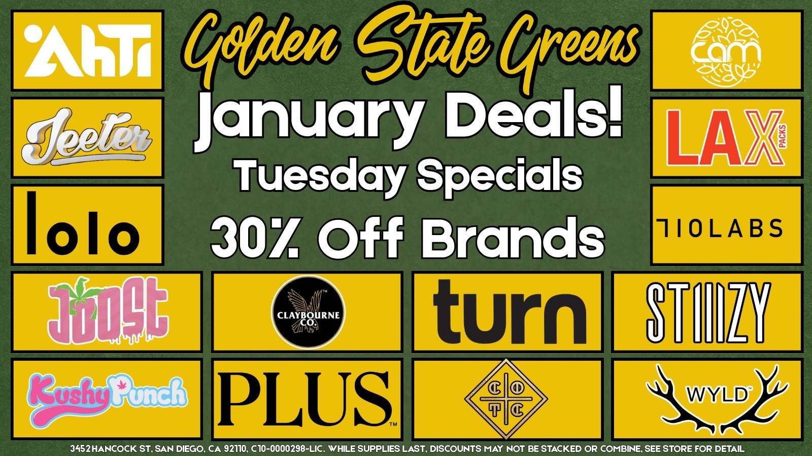 TUESDAY - 30% OFF SELECT BRANDS! special photo