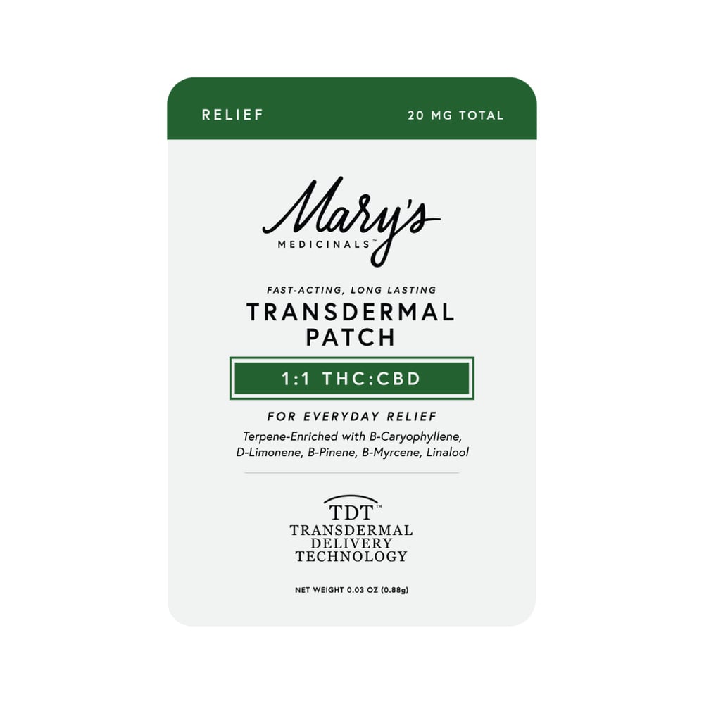 Relief 1:1 CBD:THC (10mg CBD/10mg THC)