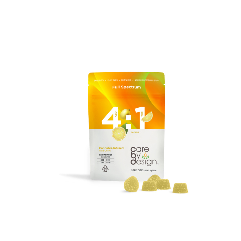 4:1 Lemon Gummies 125mg 10-pack