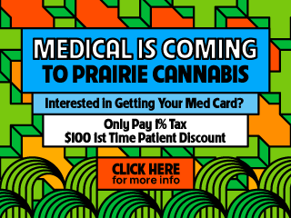 Prairie Cannabis Naperville Marketing Banner
