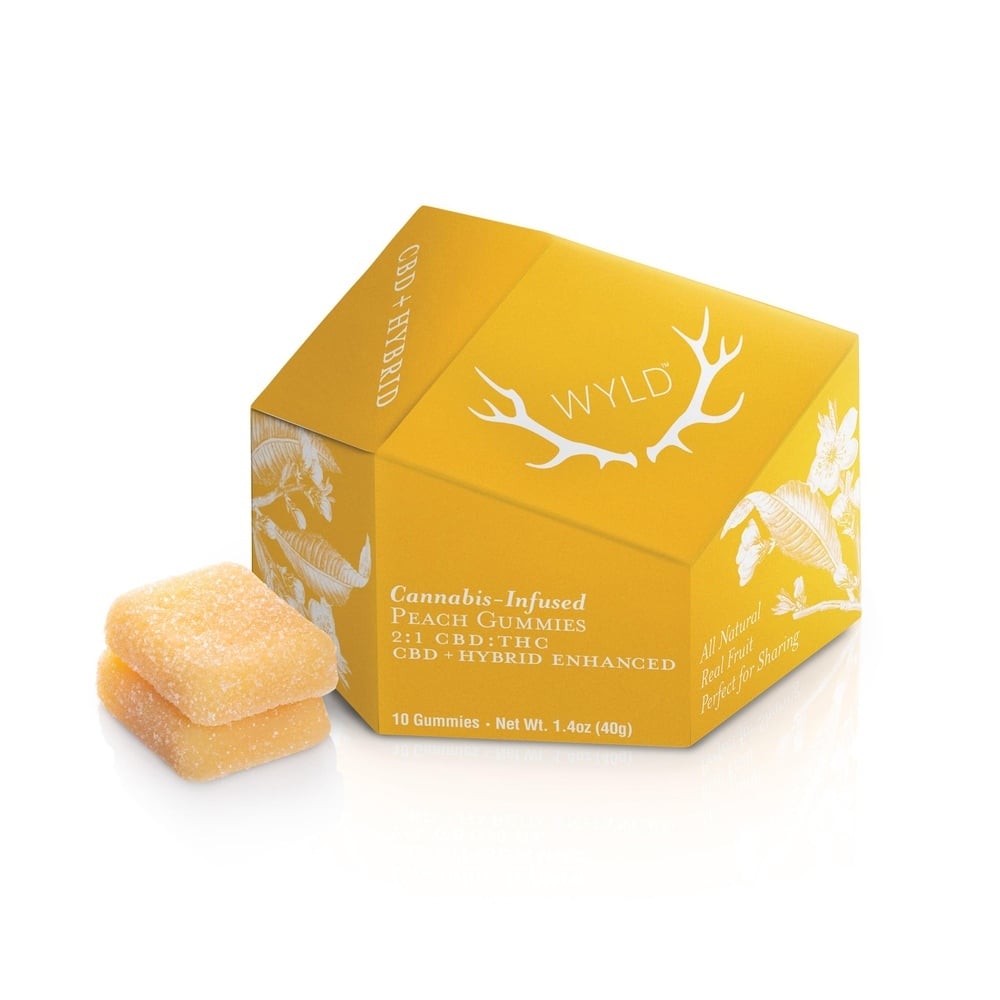 Peach 2:1 CBD + Hybrid Enhanced Gummies | 100mg :50mg