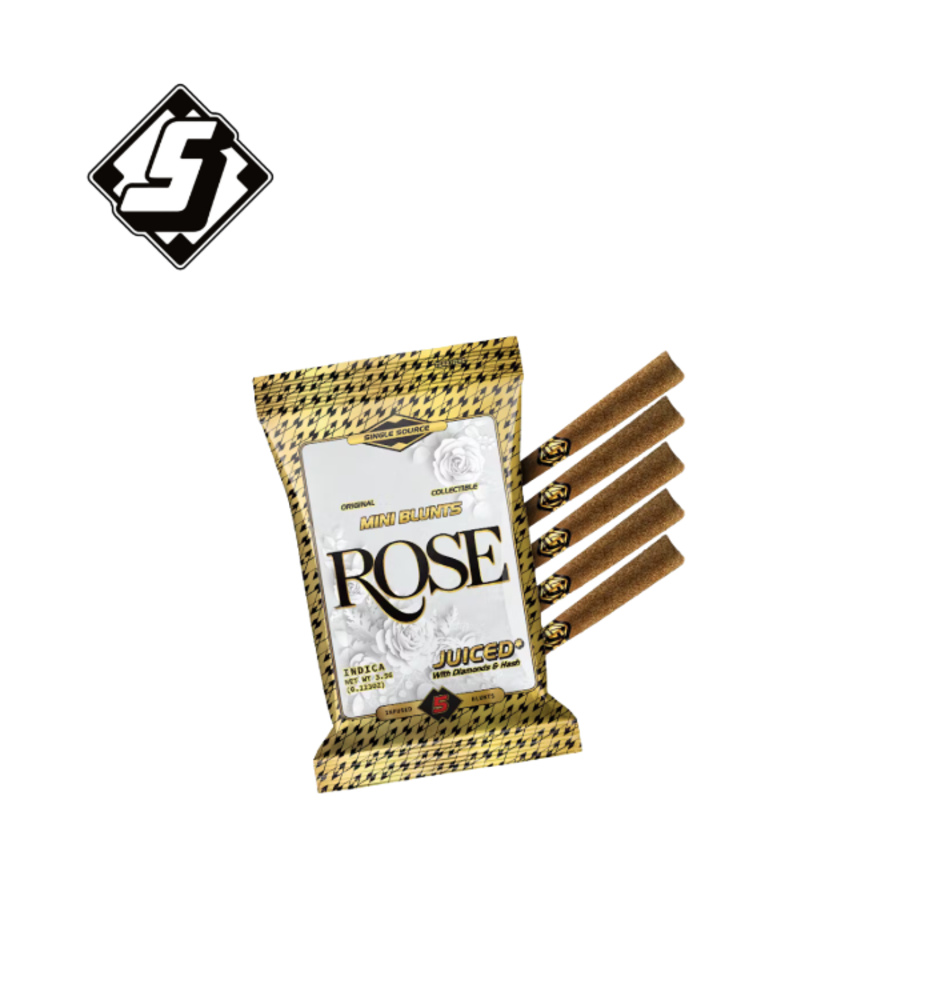 ROSE 3.5G INFUSED 5 PACK MINI BLUNTS