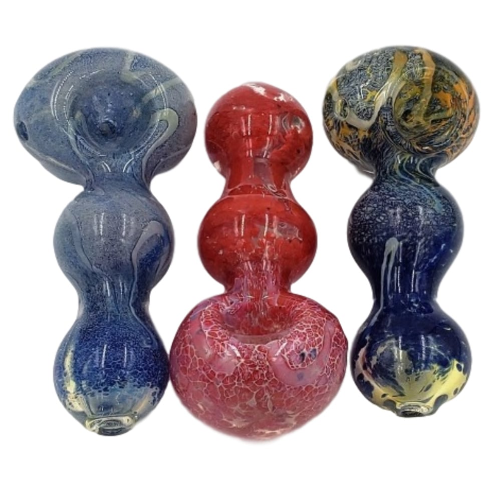 4 Glass Pipe Assorted Colors