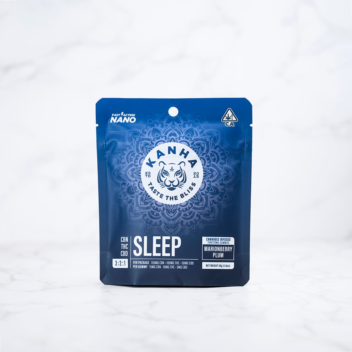 KANHA - MARIONBERRY PLUM SLEEP 3:2:1 - GUMMY - 10PK - 3:2:1 CBN/THC/CBD - [150/100/50MG]