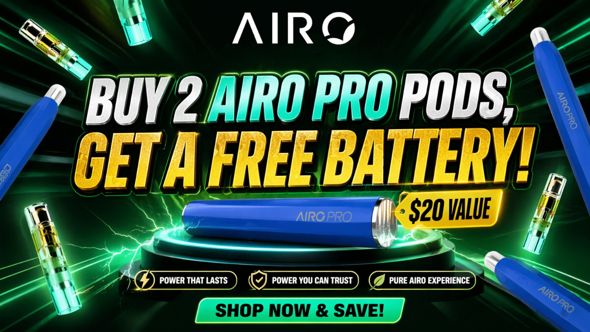Buy 2 Airo pods, get a free battery. special