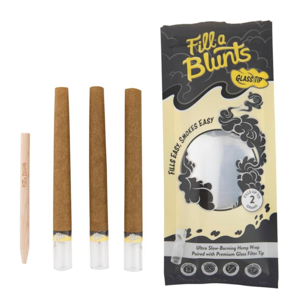 Hemp Wrap Tubes w Glass Filter Tips