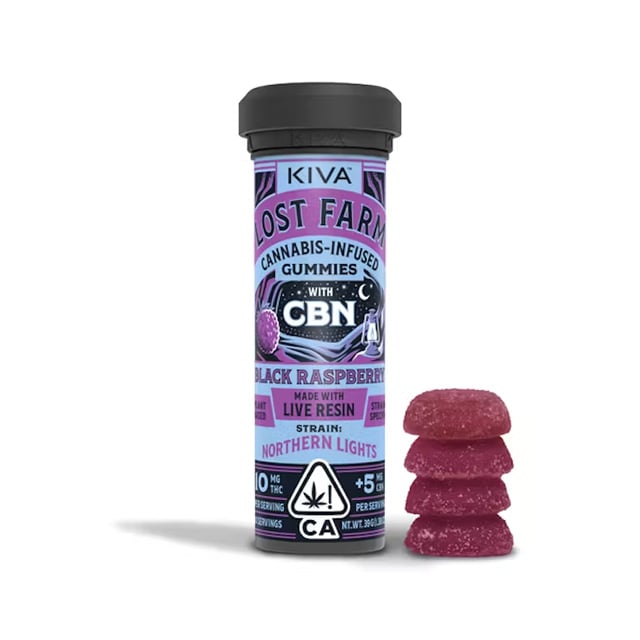 Black Raspberry x Northern Lights [10pk] (100mg THC/50mg CBN)