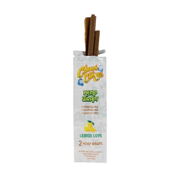 Cheech & Chong's Hemp Blunt Wraps 2pk - Lemon Love