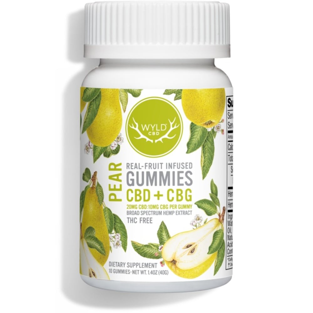 200mg Pear CBD:CBG Gummies (10-pack)