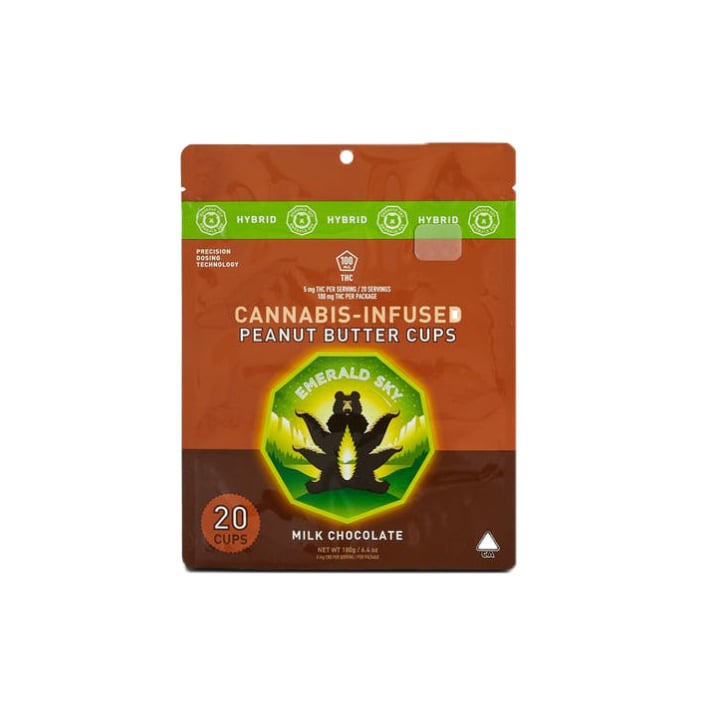 Peanut Butter Cups Milk Chocolate | 20pk/5mg - 100mg | Hybrid