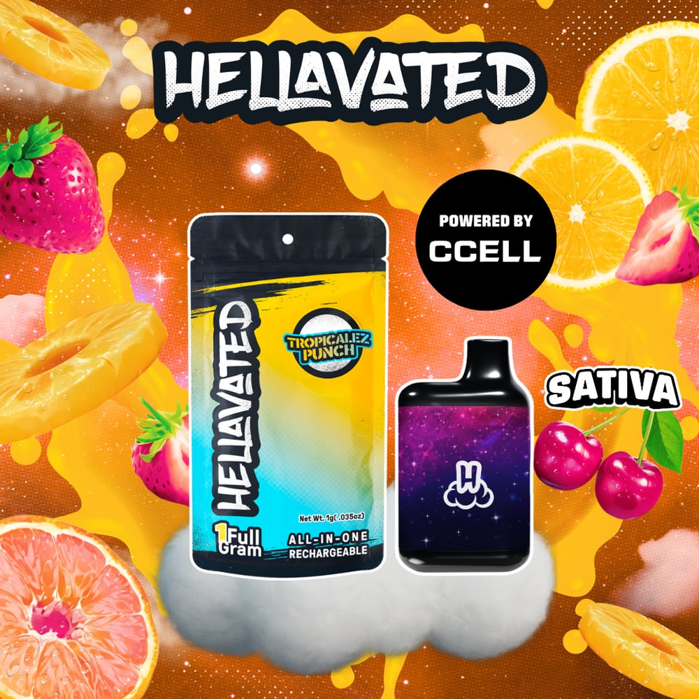 Hellavated - Tropicalez Punch Cloud Bar (1g)