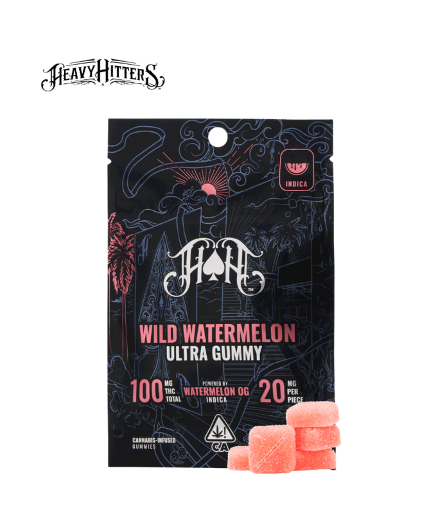 WILD WATERMELON 100MG 5 PACK GUMMIES