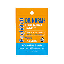 FeelWell Pain Relief [2pk] (60mg CBD/10mg THC/5mg THC-V/10mg THCa/10mg CBDA/10mg CBG)