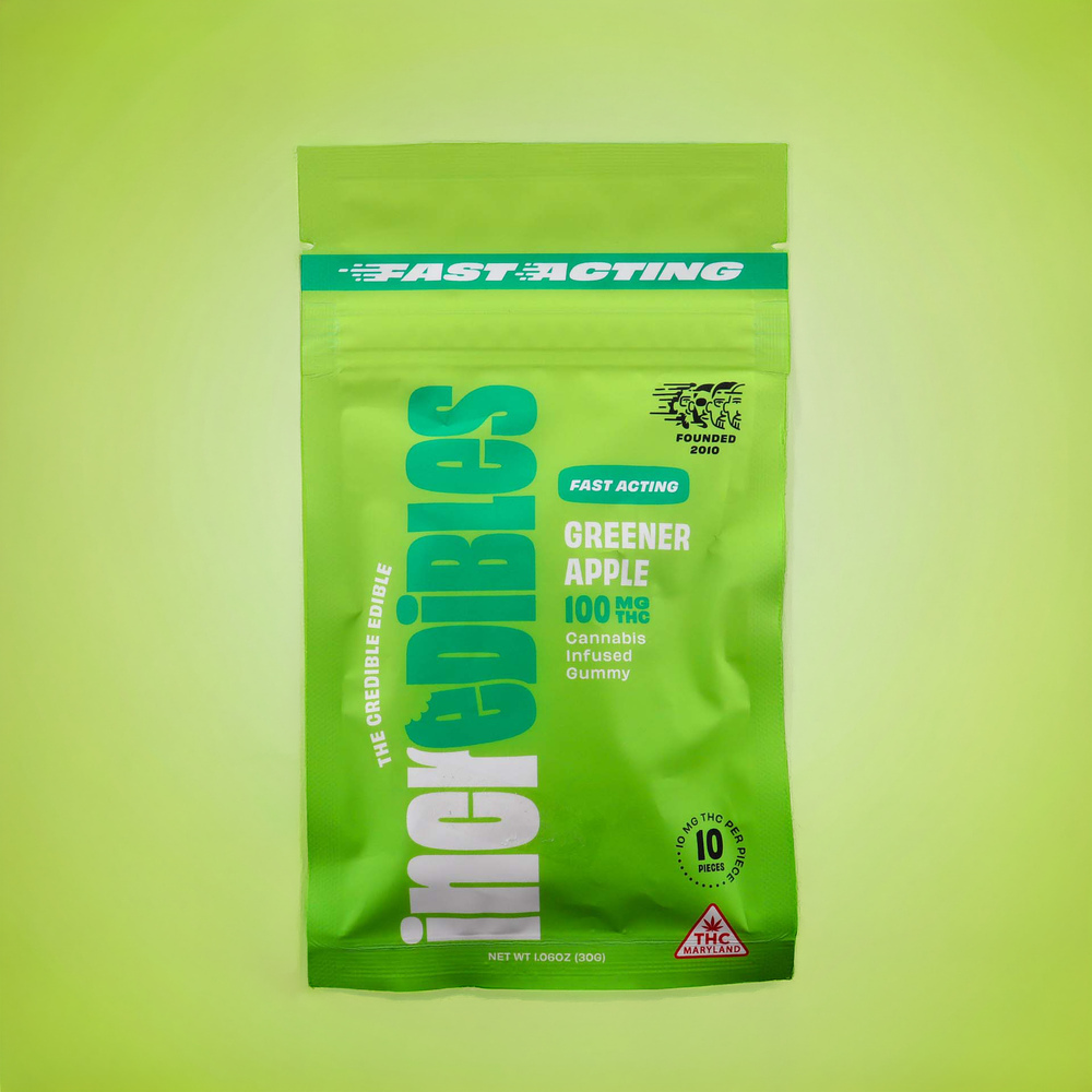 incredibles - Greener Apple - Gummies - 100mg