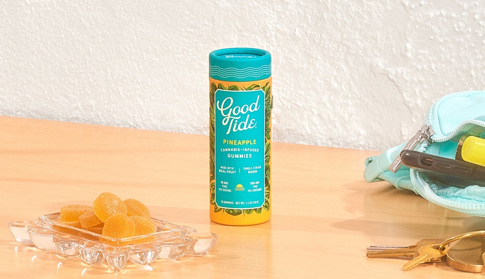 Pineapple Single-Strain Rosin Gummies | Uplifting | 100mg