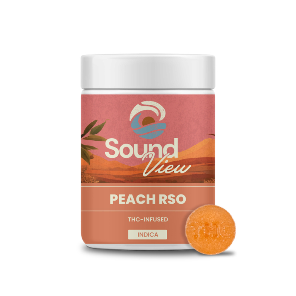 Shop SoundView - Peach (I) T99.2 RSO Gummies (4.96mg 20pk