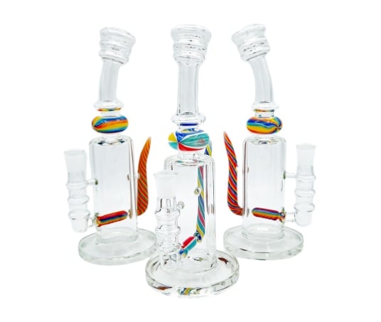 Vac Stack Horn Inline 10" Dab Rig Comes w/Banger