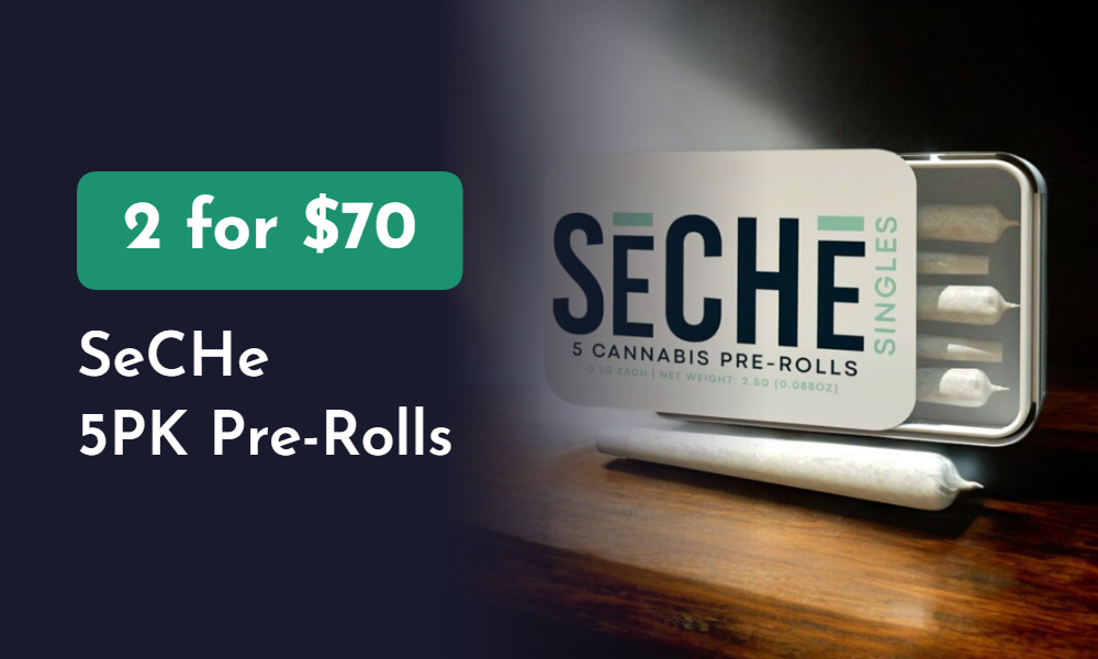 Seche Bundle: (2) 5pk pre-rolls for $70